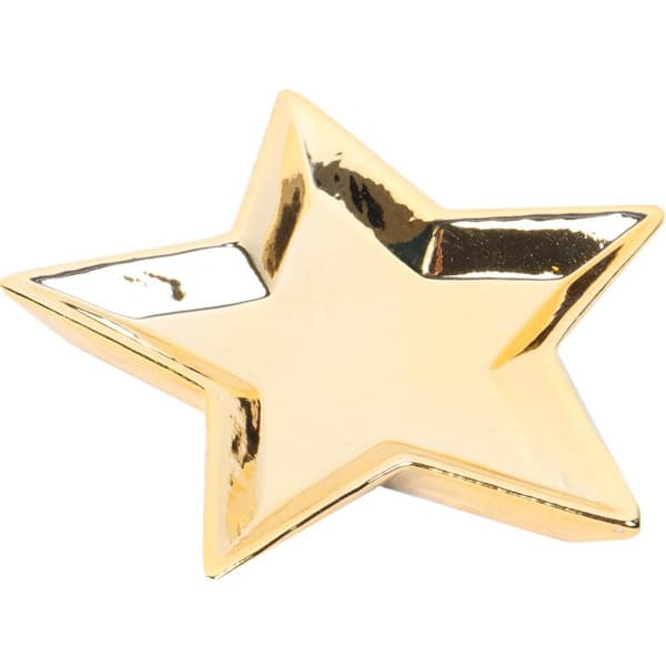 LJUSSTAKE I KERAMISK STJÄRNPLATTA 12 CM G