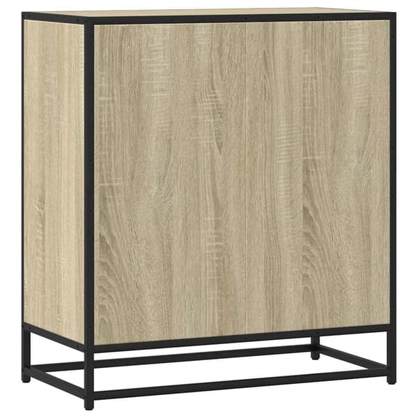 vidaXL kommode, Sonoma eg, 68x35x76 cm, træbaseret materiale