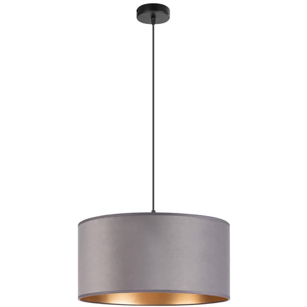Tornado AD1 lampe, grå-gylden fløjl