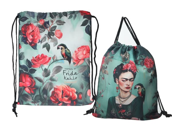 Carmani, selkälaukku putkitaskulla - Frida Kahlo