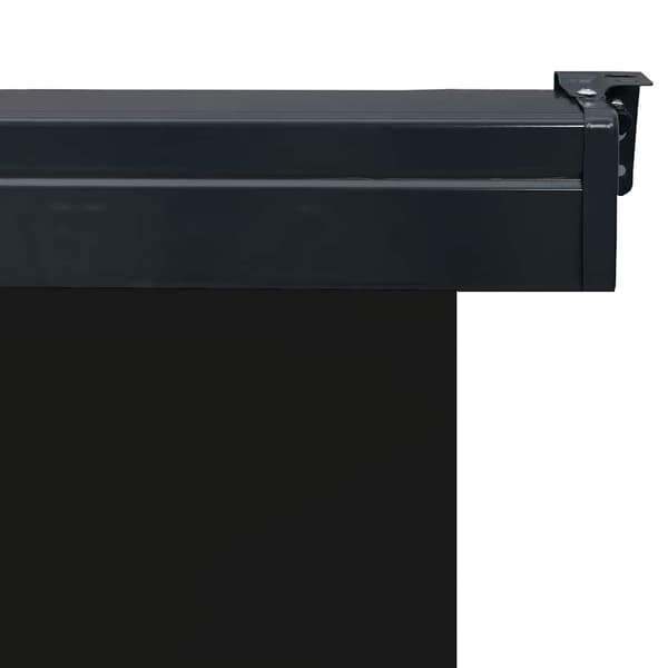 vidaXL sidemarkise til balkon 100 x 250 cm sort