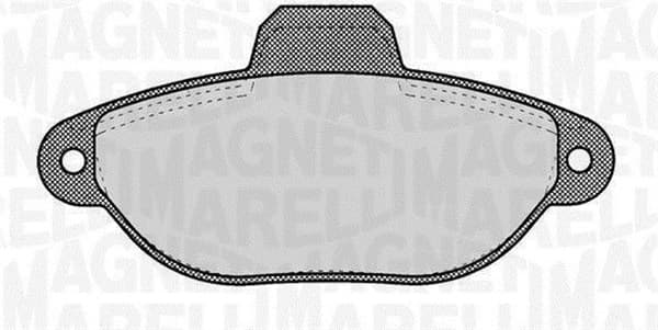 MM PF0220 MAGNETI MARELLI FORRESTE BREMSEKLODSER