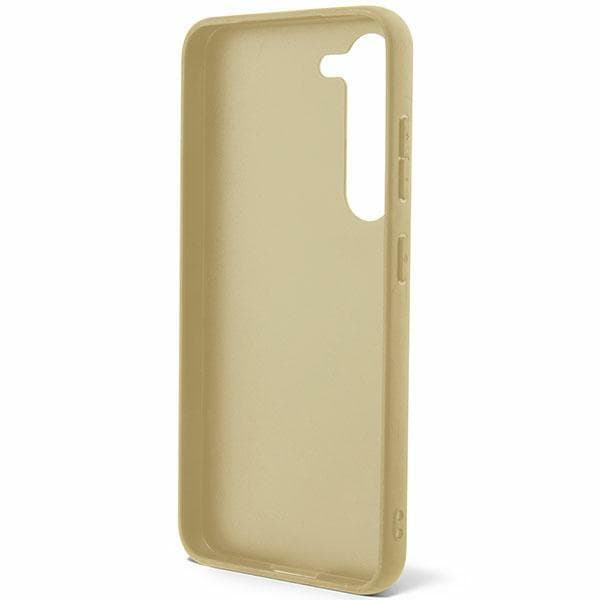 Guess Glitter Script-skal till Galaxy S24+, guld