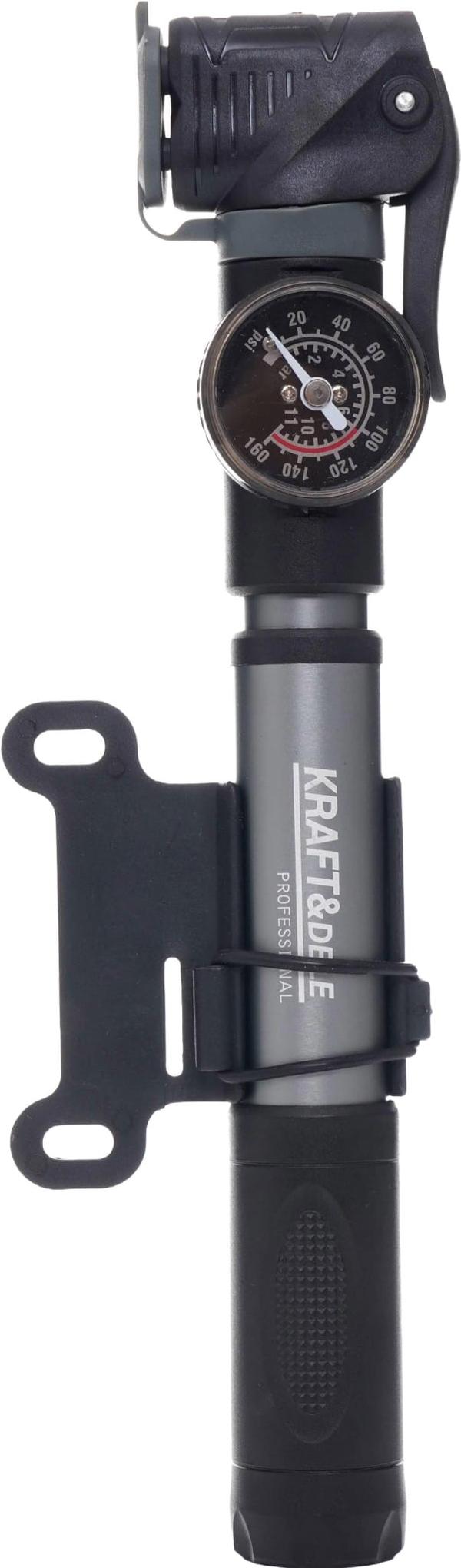 Cykelpump med tryckmätare 25x250mm KD11823
