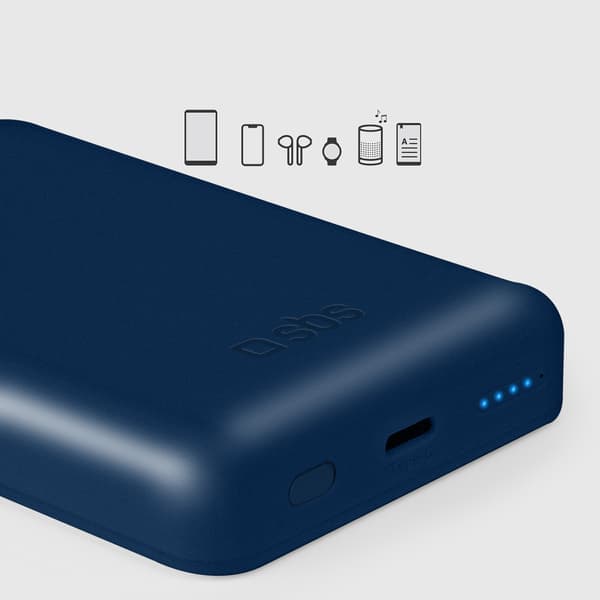5000 mAh MagSafe-varavirtalähde - sininen