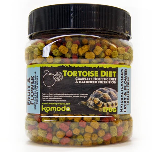 Komodo Tortoise Diet Frugtblomst 170g - foder til skildpadder