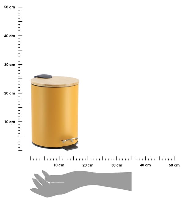 Tidløs sennep 2,5L affaldsspand