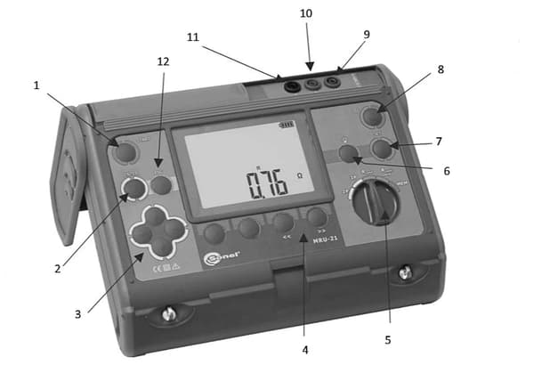 SONEL MRU-21 Multifunktionel Jordmodstandsmåler + Tilbehør