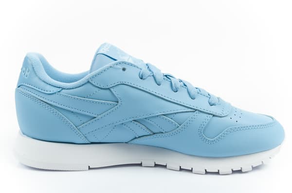 Reebok Wmns Classic Leather Sky Blue/White [EF3036] størrelse 35.5