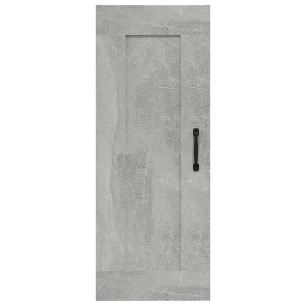 vidaXL Seinäkaappi betoninharmaa 35x34x90 cm