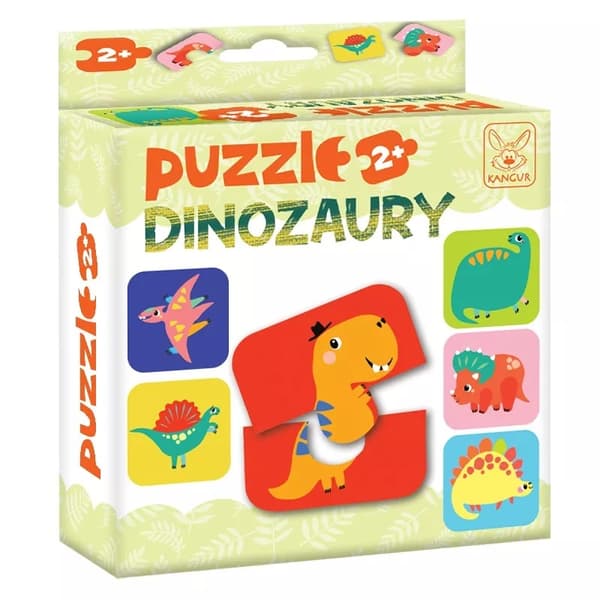 Dinosaurer Puslespil 2+