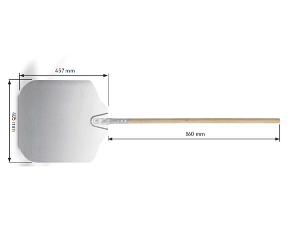 Pizzauunilapio 1320 mm - Hendi 617861