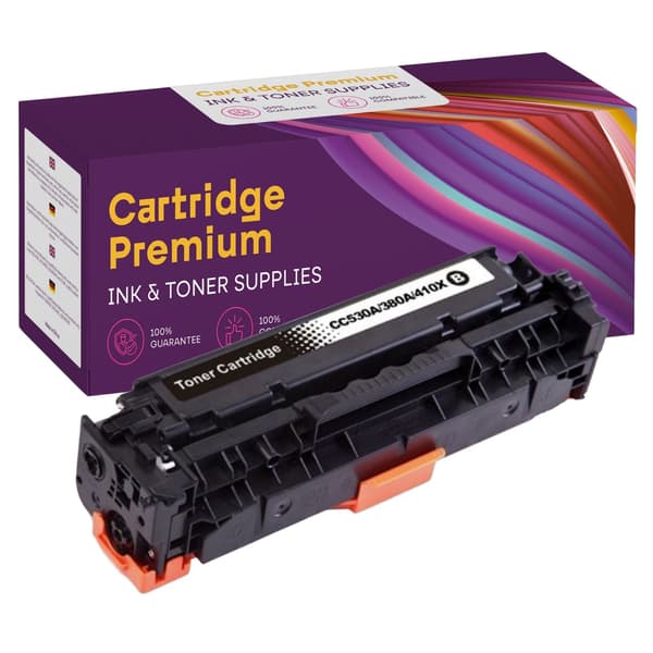 Toner til HP CC530A/CE410X/CF380X Sort GP