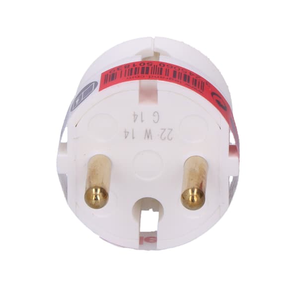 Lavt stik 2P 16a hvid