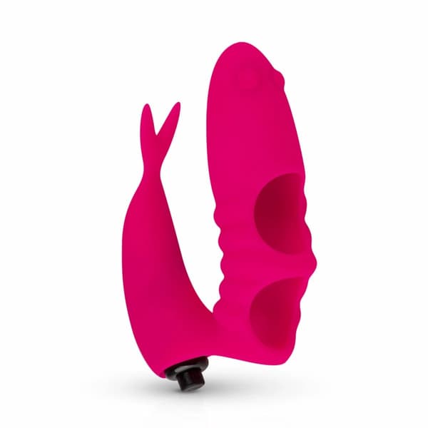 EasyToys Vibrerande Fingertopp Rosa - Flexibel Silikon