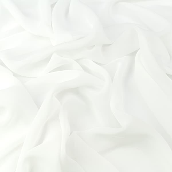 Chiffonmateriale, ecrufarvet