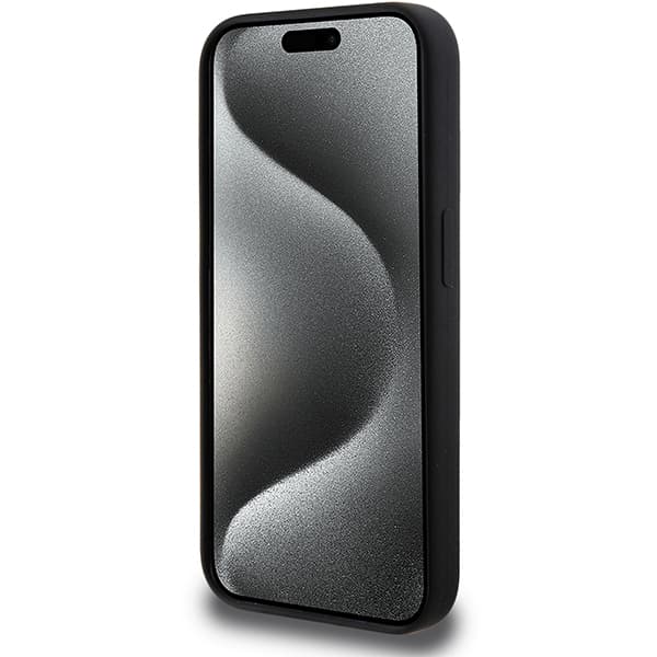 BMW M Silikone Mønster MagSafe-cover til iPhone 15 Pro, Sort