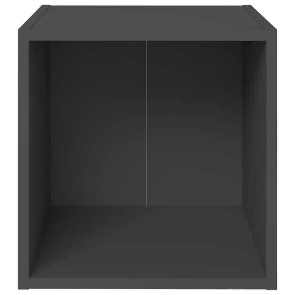 vidaXL TV-skabe, sæt med 4, grå, 37x35x37 cm, spånplade
