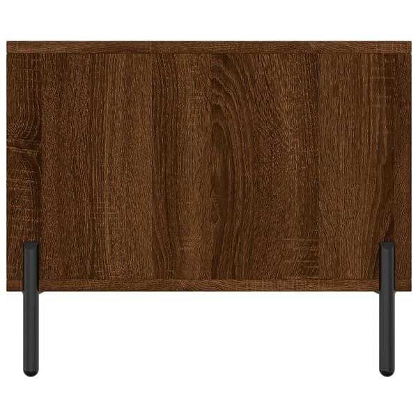 vidaXL sofabord brunt egetræ 90x50x40 cm