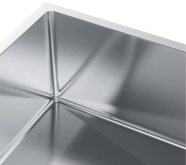 NAYES 74x44 tommer enkelt vask i rustfrit stål.