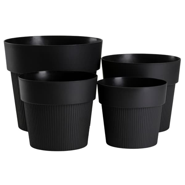 SILVA LINE genbrugspotte sort h17,4x20 cm