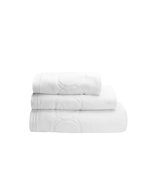 Monogram Opus håndklæde 50x100cm hvid / Officine Monogram
