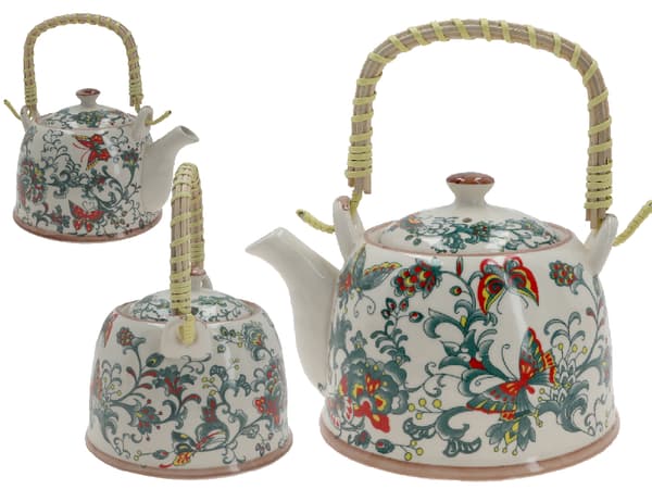 Keramisk elkedel med infuser