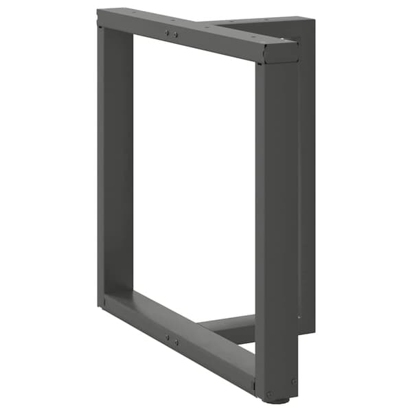 vidaXL Matbordsben, 2 st., Antracit, 70x35x(72-73) cm