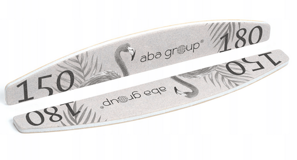 Aba Group SÄKER FÖRPACKNING Halvmånefil 150/180 STANDARD - FLAMINGO, 100 stycken