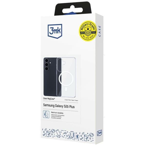 3MK Gennemsigtig MagCase til Galaxy S26