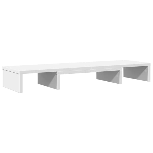 vidaXL Justerbart skärmstativ vit 80x24x10,5 cm