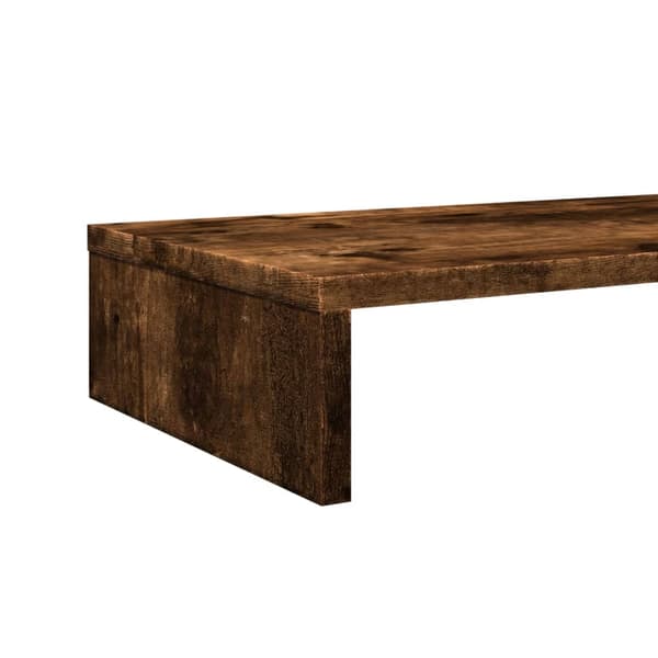 vidaXL skærmstativ røget eg 100x27x10 cm