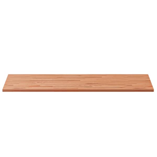 vidaXL bordplade 100x60x1,5 cm rektangulær massiv bøgetræ