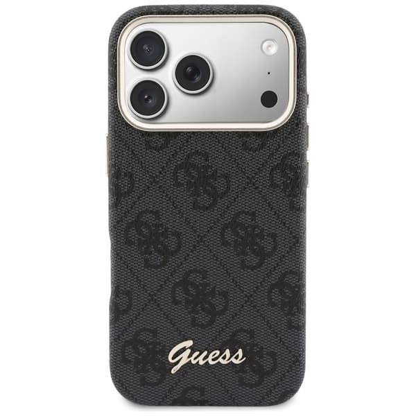 Guess 4G Script MagSafe-skal till iPhone 17 Pro svart