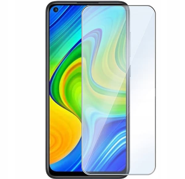 3x Härdat glas för Xiaomi Redmi Note 9 / Note 9 5G Glas 9H 3 stycken
