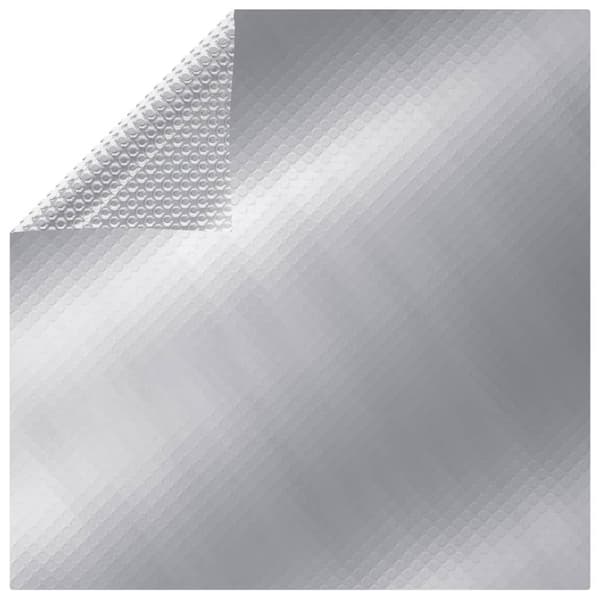 vidaXL Poolskydd silver 450 x 220 cm PE