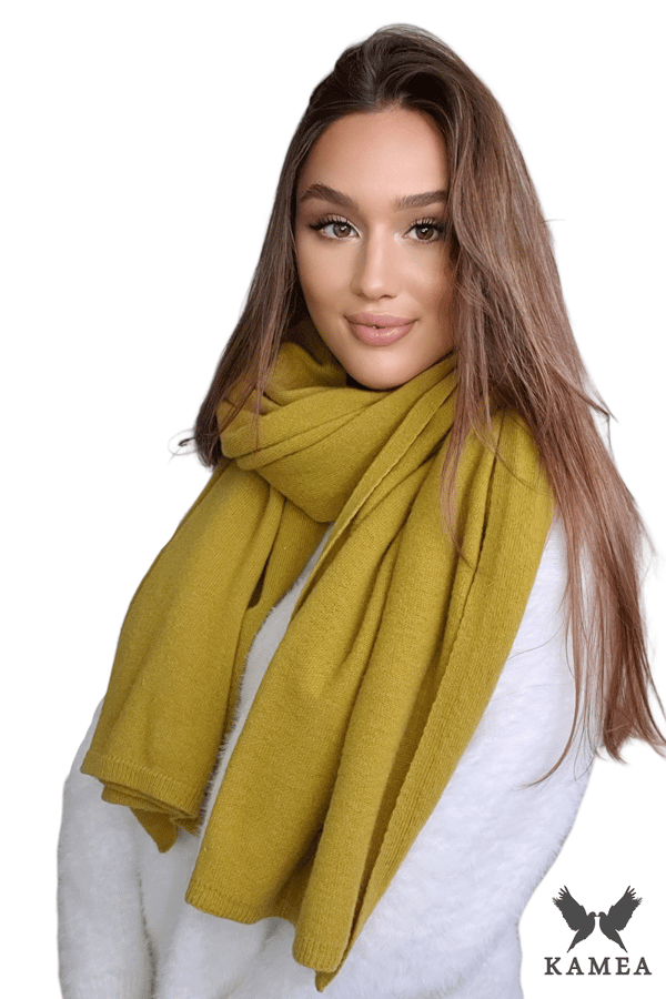 SCARF*01 damull limefärgad