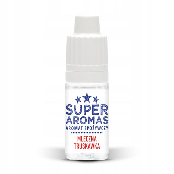 Superaromas Mælk Jordbær Madsmag 10 ml
