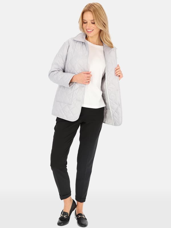 FORÅRSKORT QUILTET DAMEJAKKE
