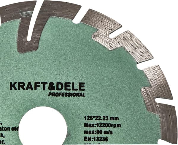 Segmentoitu timanttilaikka 125x22.23mm KD928