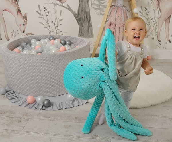 Suuri pehmolelu Octopus XXL - minttu