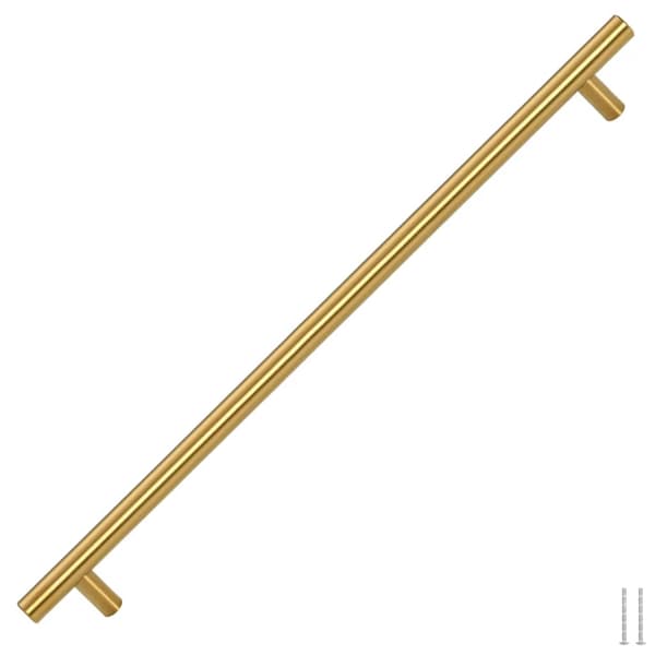 vidaXL skabsgreb, 5 stk., guld, 480 mm, rustfrit stål