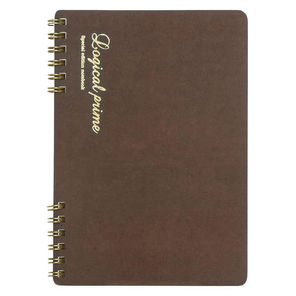 Logical Prime PT brun B5 notesbog 12x15cm