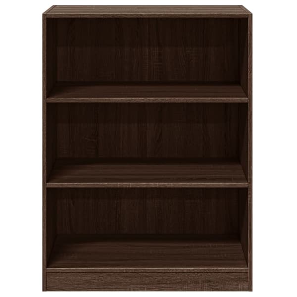 vidaXL garderobeskab brunt egetræ 77x48x102 cm