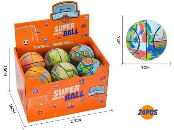 Basketballbold 9 cm blanding