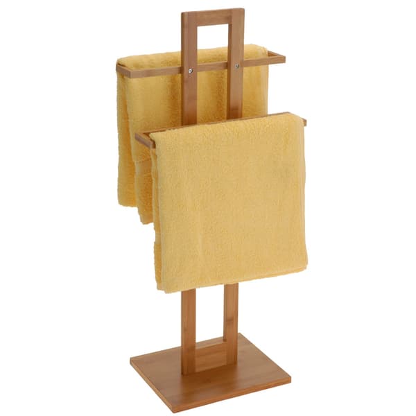 Håndklædestativ i bambus, 85 cm