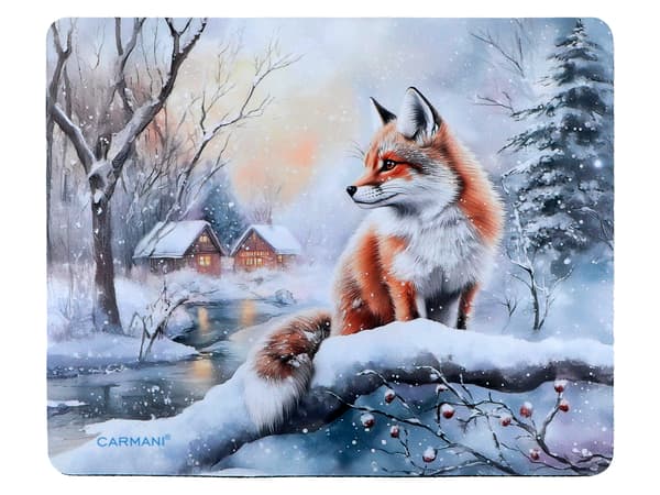 Datormusmatta - Vinter överallt - Fox (CARMANI)