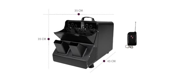 MusicMate MM-BB400 DoubleBoubble Boblemaskine