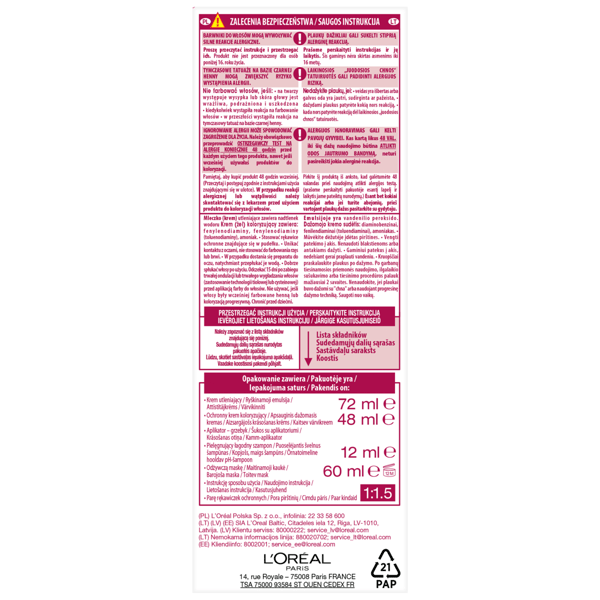 Loreal Excellence Creme hårfarve - 600 mørkeblond 192ml