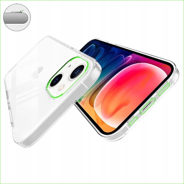 NALIA 360° transparent skyddsskal för iPhone 13 (fram och bak)